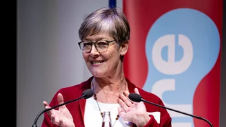 Anke Freimuth während ihrer Rede